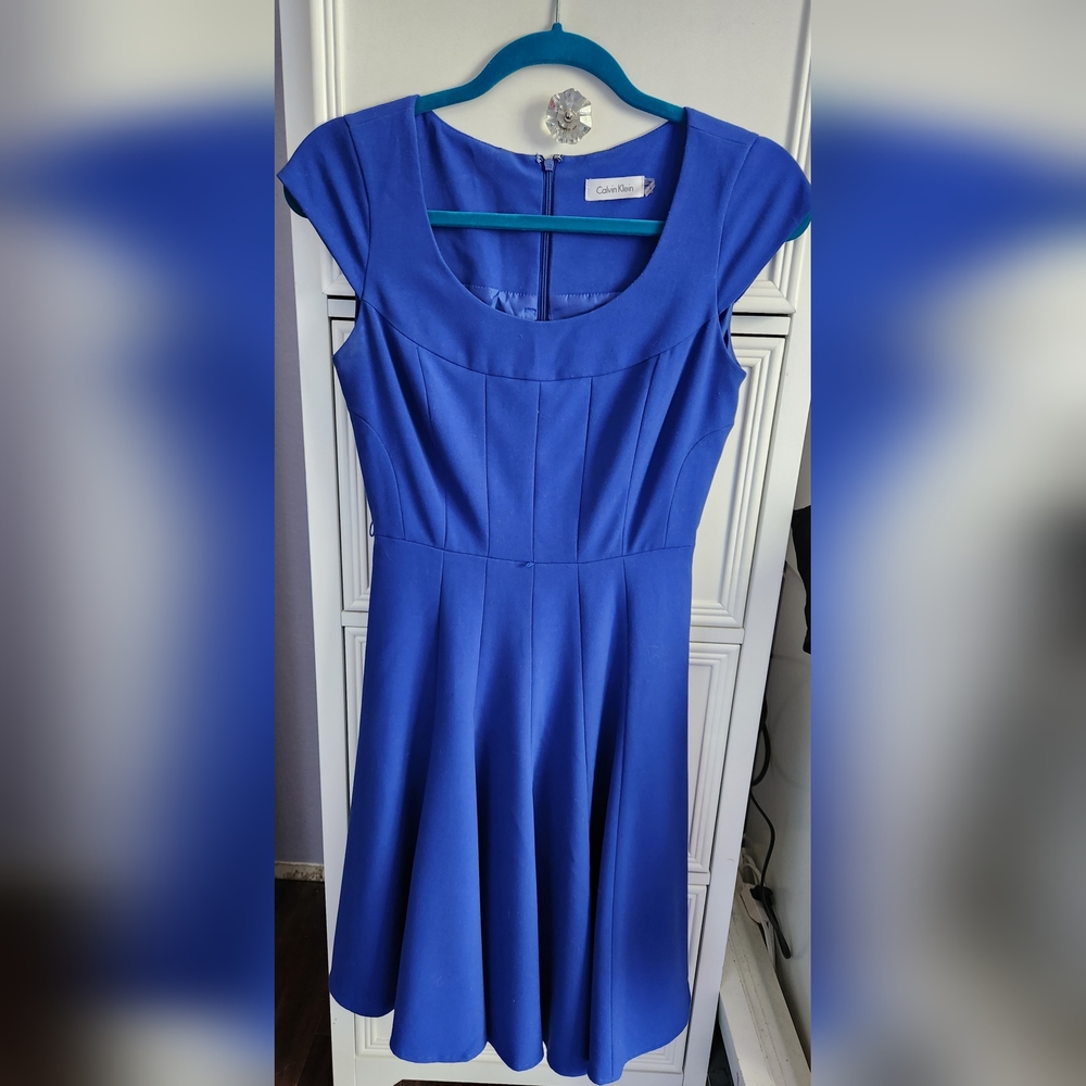 Calvin Klein Blue Dress Size 2